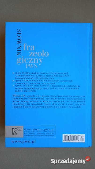 Słownik frazeologiczny Pozostałe Warszawa