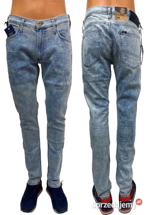 Spodnie męskie Lee Luke Bleach Slim Tapered W32 Pisz