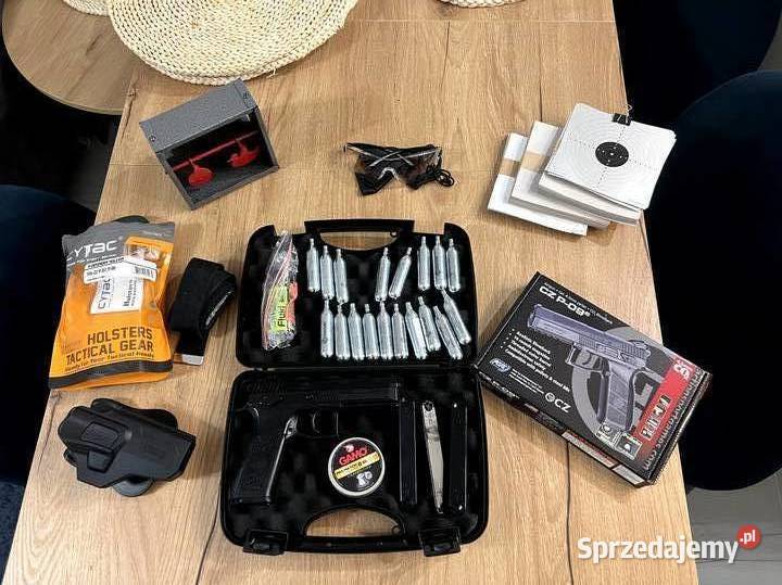 Wiatrówka CZ P09 CO2 nowa bogaty zestaw dolnośląskie sprzedam