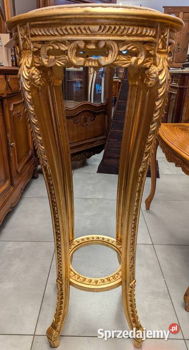 Piękny wysoki stolikkwietnik wys111 złotysklep Stoliki kawowe i ławy Dąbrowa Górnicza sprzedam