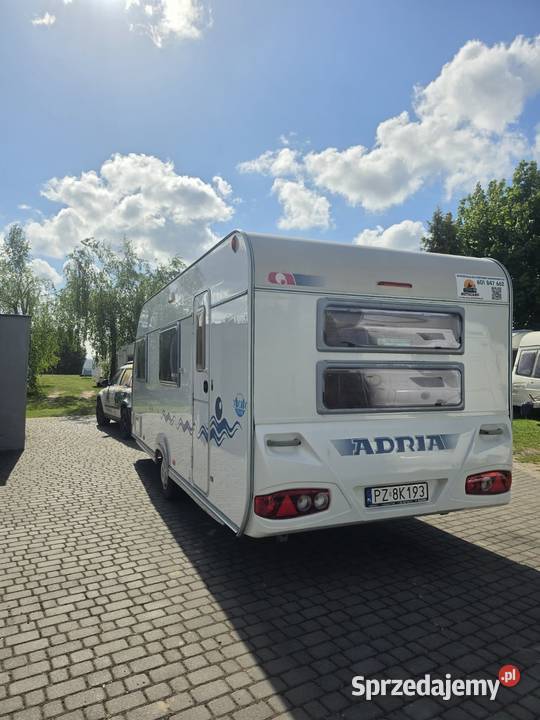 Przyczepa kempingowa Adria wielkopolskie Pobiedziska