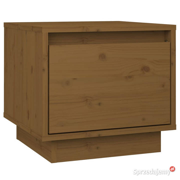 Szafka nocna miodowy brąz 35x34x32 lite drewno mazowieckie Warszawa