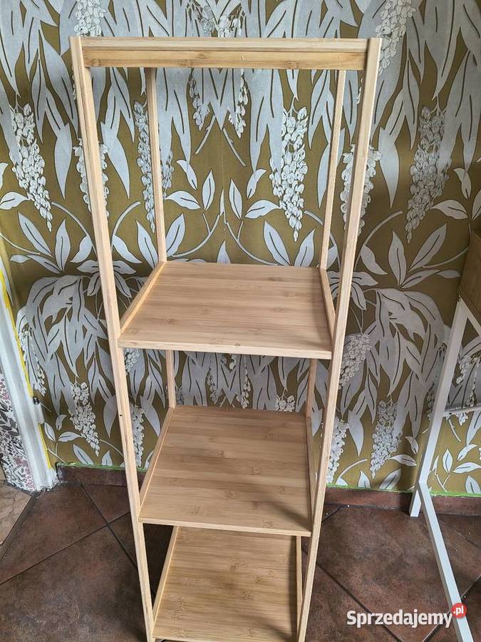 Regał bambusowy trzy półki Szczecin