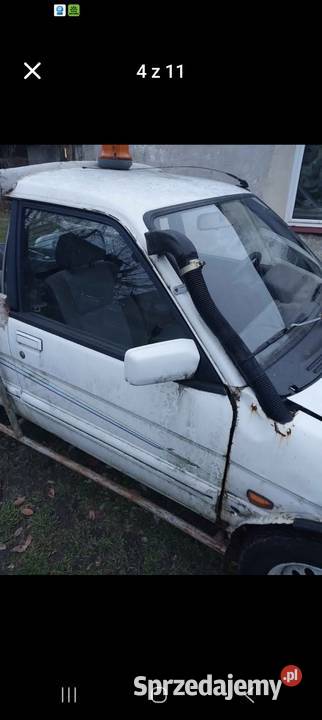 Subaru Justy 4x4 manual pług do śniegu Rok produkcji 1992 Puławy