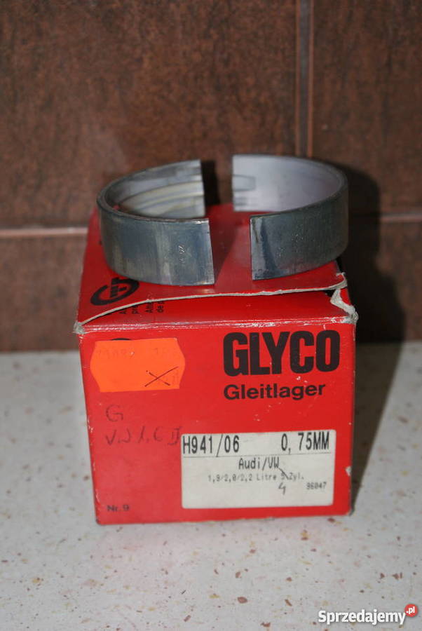 Komplet panewek głównych 025 mm AUDI 100 200 90 mazowieckie Białobrzegi sprzedam