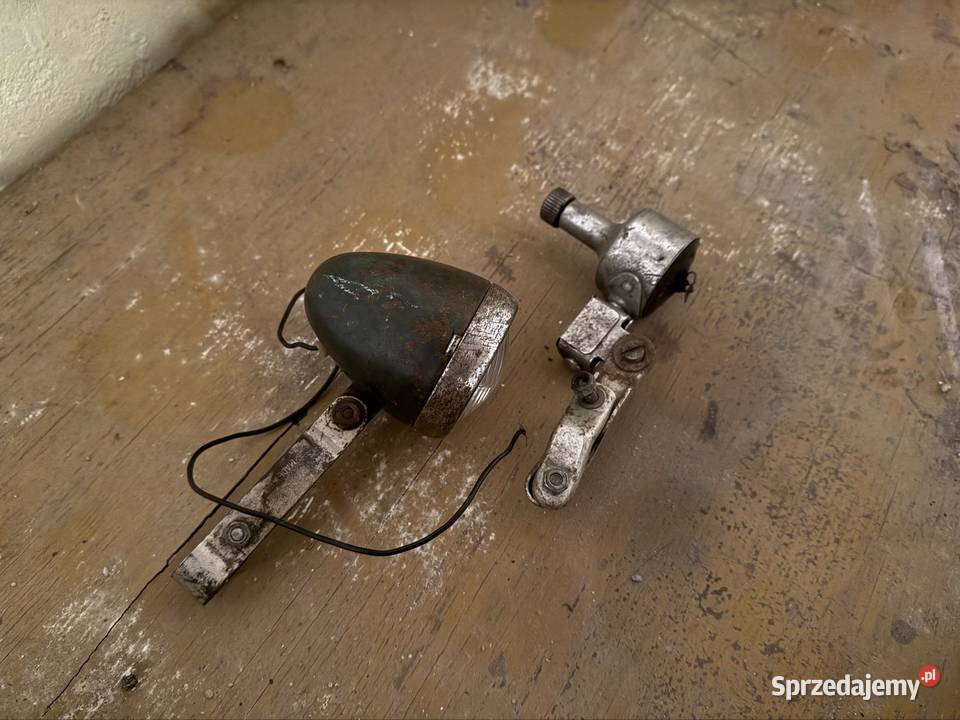 Lampka stary rower HCP made in Poland gnom Zawiercie