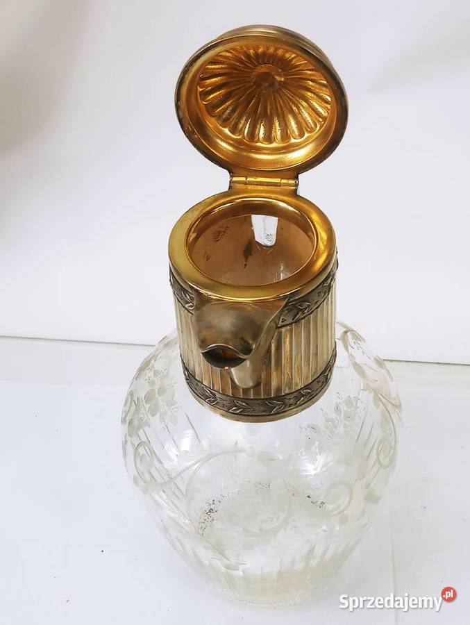 Dzbanek na Wino Srebro pr 950 Karafka Kryształ