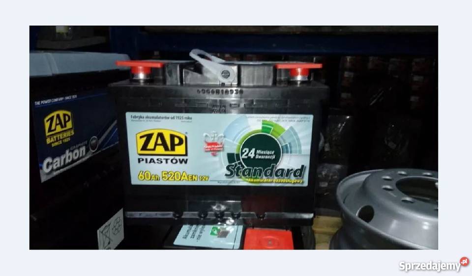Akumulator 12V60Ah500A nowy faktura VAT ZAP