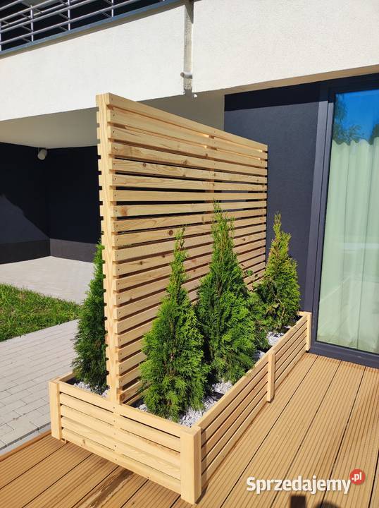 Donica Drewniana pergola kwietnik LAM3 Warszawa