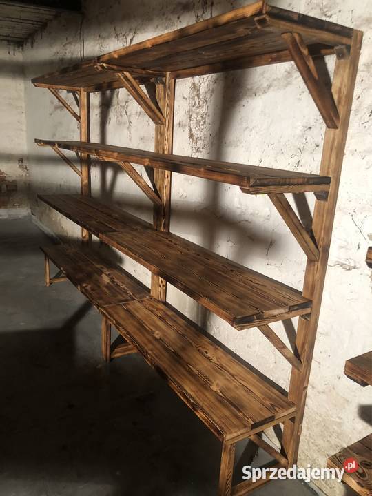 Regał do spiżarni sklepowy ekspozytor 100x40x200 Magazynowanie Chełmża