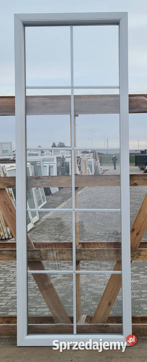 OKNA KacprzaK Witryna 80X220 FIX Używany PCV lubelskie Lublin sprzedam