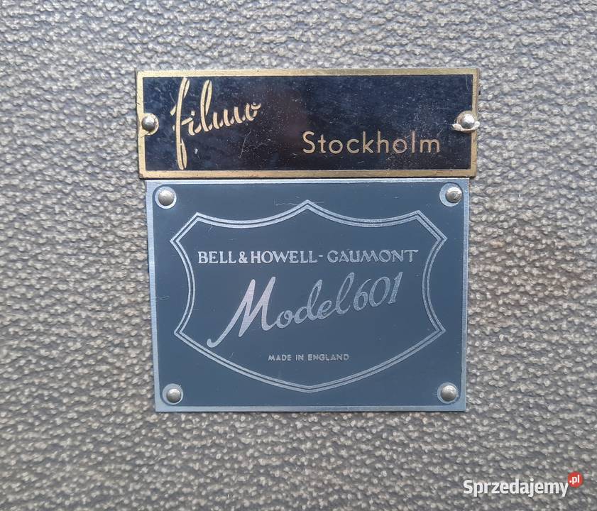 Stary projektor 16mm Bell Howell 601 zestaw film pomorskie Tczew