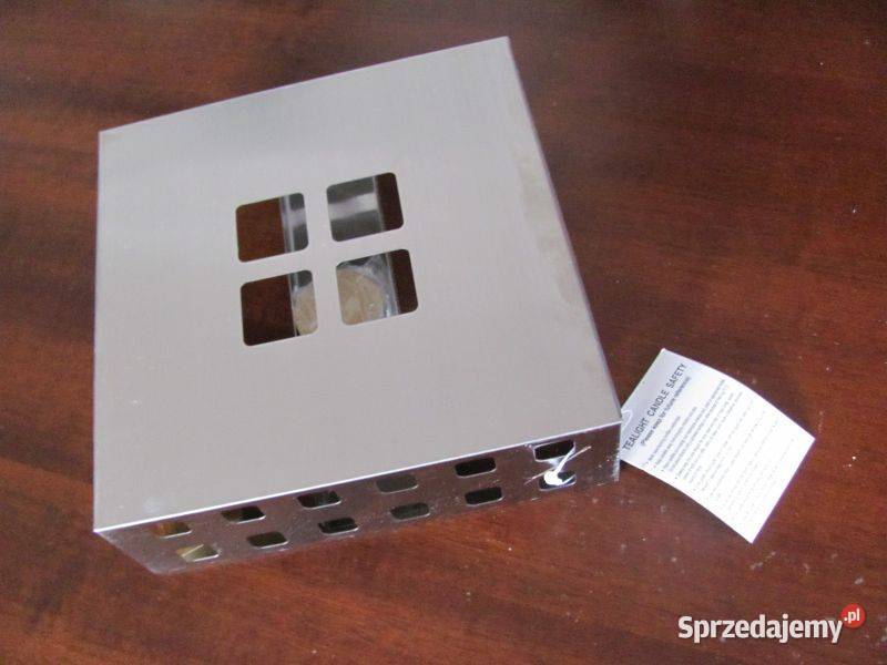 podgrzewacz metalowy stalowy kwadrat HOUSE HOME Zamość