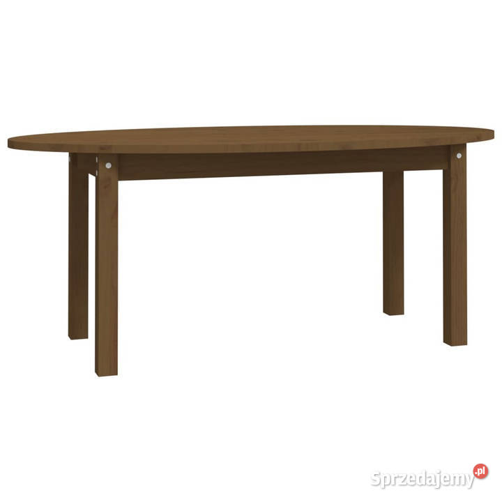 Stolik kawowy miodowy brąz 110x55x45 lite drewno Warszawa