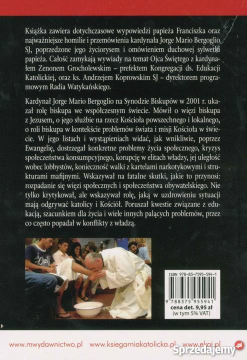 Chciałbym Kościoła ubogiego Papież Franciszek Rok wydania 2013