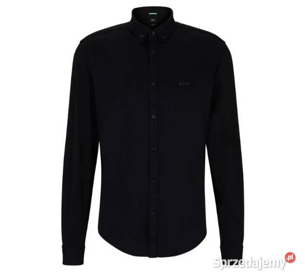 Koszula męska Hugo Boss elegancka czarna rozmiar Białystok
