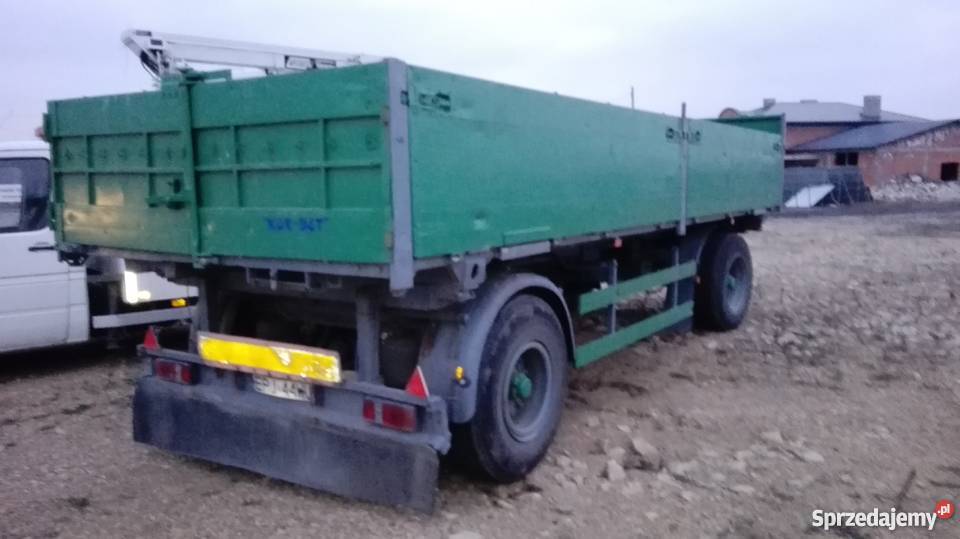 Przyczepa ciężarowa BDF budowlanka burtowa Pajęczno sprzedam