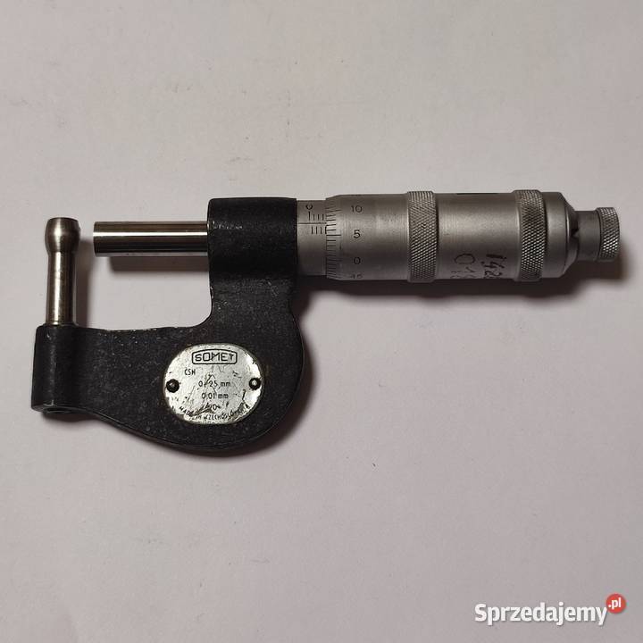 Mikrometr z kowadełkiem kulistym MMZd 025 dolnośląskie Dzierżoniów