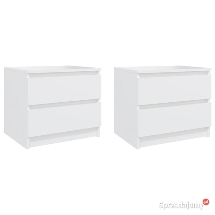 Szafki nocne 2 białe 50x39x435 WM806194 Warszawa