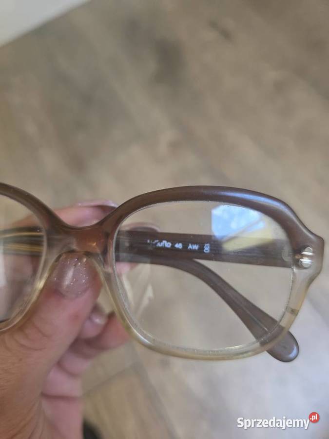 Vintage Okulary Oversize lata 7080 Styl Retro Prudnik