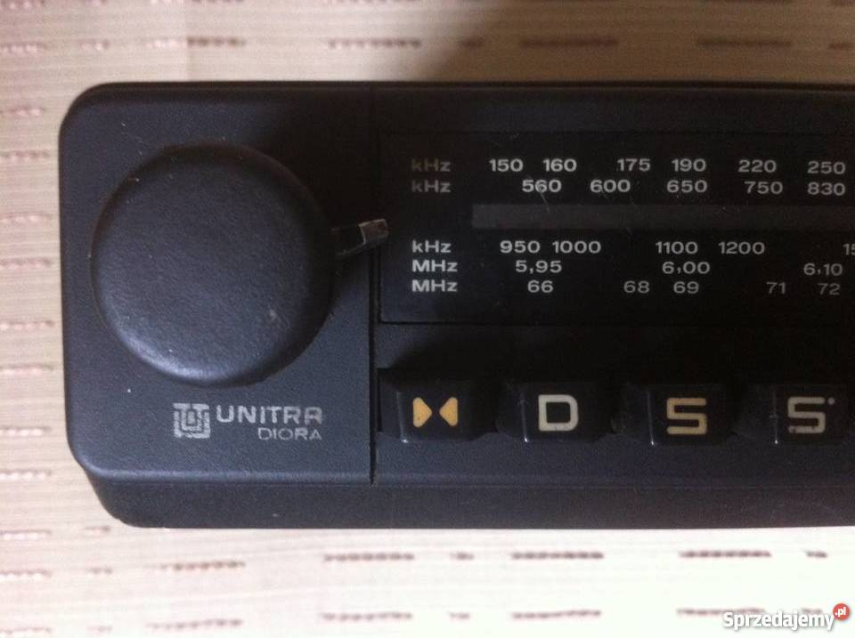 Radio Unitra Diora Rekord SMT204 Fiat 125 Opole