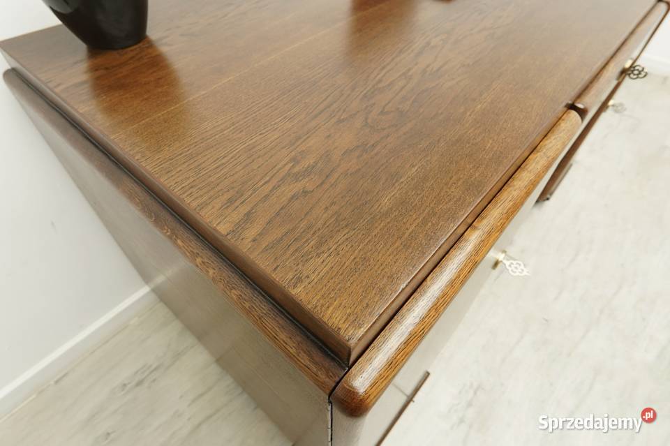 Antyczne biurko z lat 40tych w stylu art deco Jerka