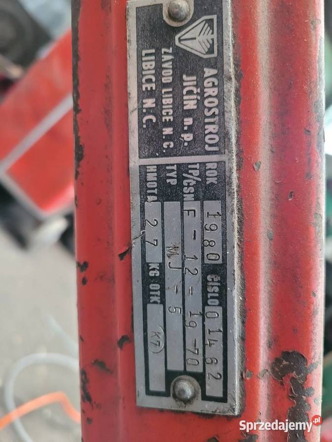 Glebogryzarka czeska Agrostroj Jicin MJ5 Złotów