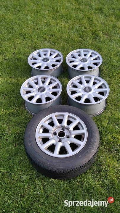 Felgi aluminiowe Audi 80 4x108 oryginalne 15 5 Średnica 15" podkarpackie Wólka Podleśna