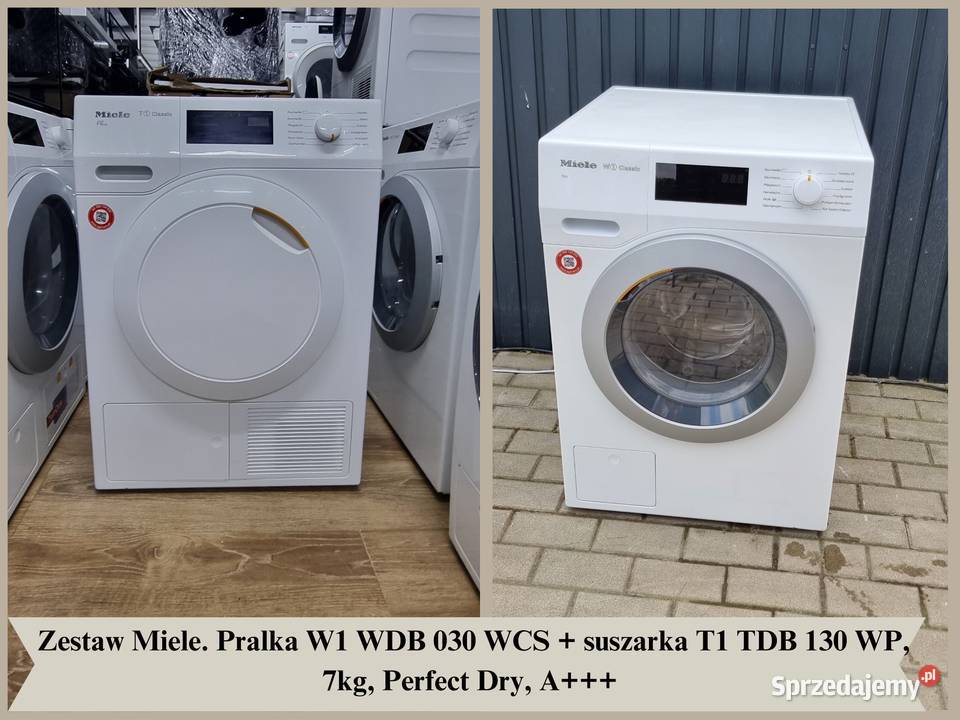 Zestaw Miele Pralka W1 WDB 030 Suszarka z pompą Wrocław sprzedam