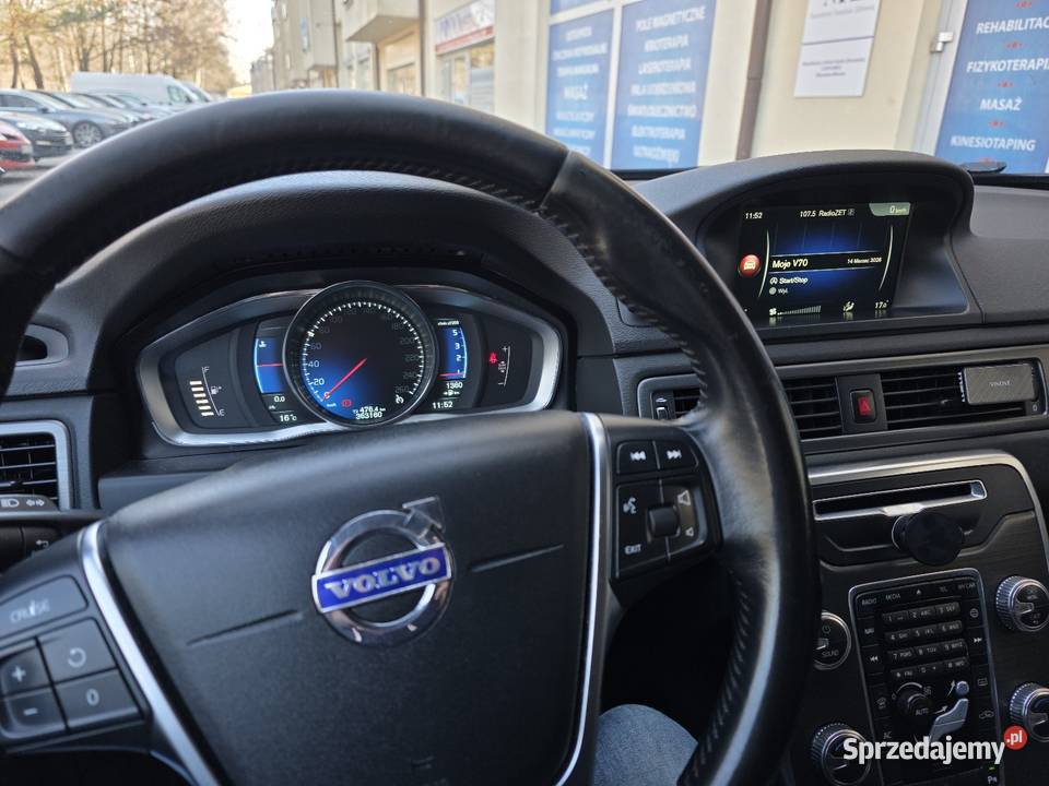 Volvo V70 2014r D3 5 cylindrów 136 19843 czarny sprowadzony