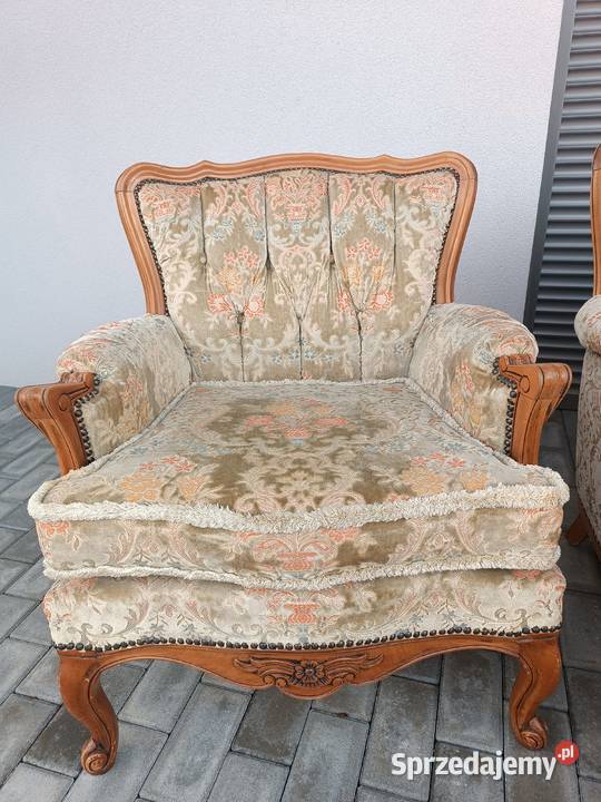 Salon Ludwik sofa fotele ława Budzyń