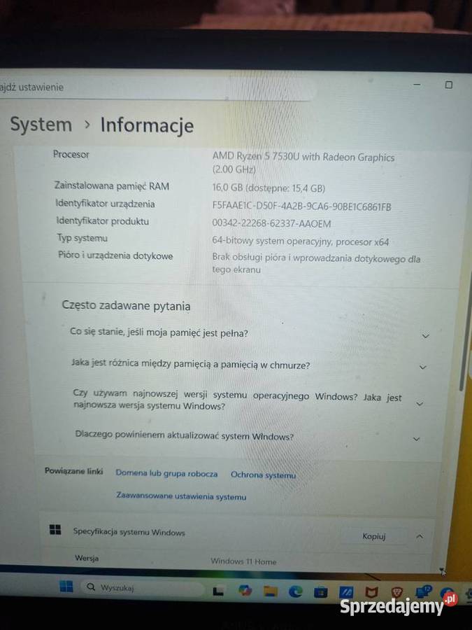 Laptop ASUS VivoBook 17 sprzedam