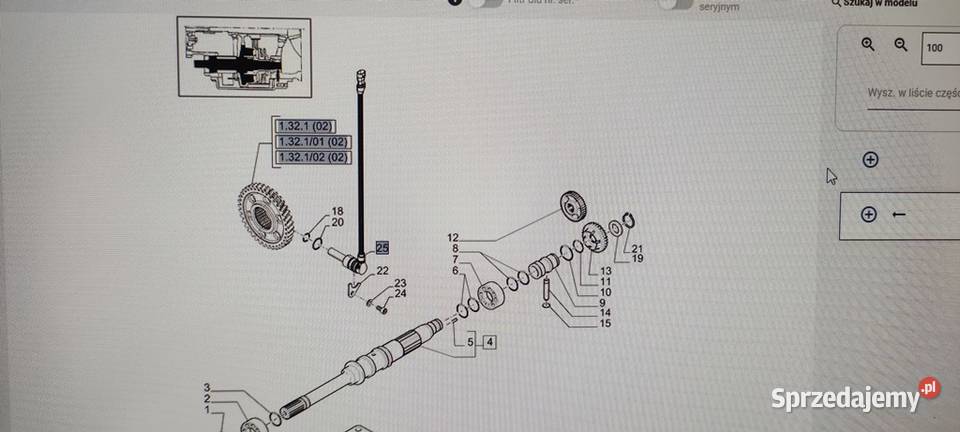 Czujnik przekładni Newholland 87564762 Do ciągników Białystok sprzedam