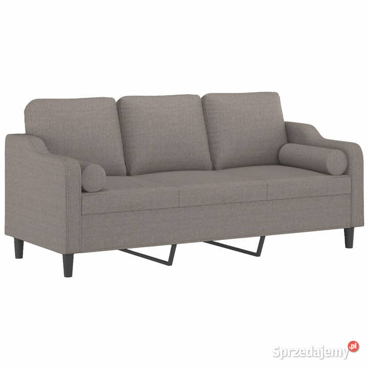 3osobowa sofa z poduszkami kolor taupe 180 Warszawa