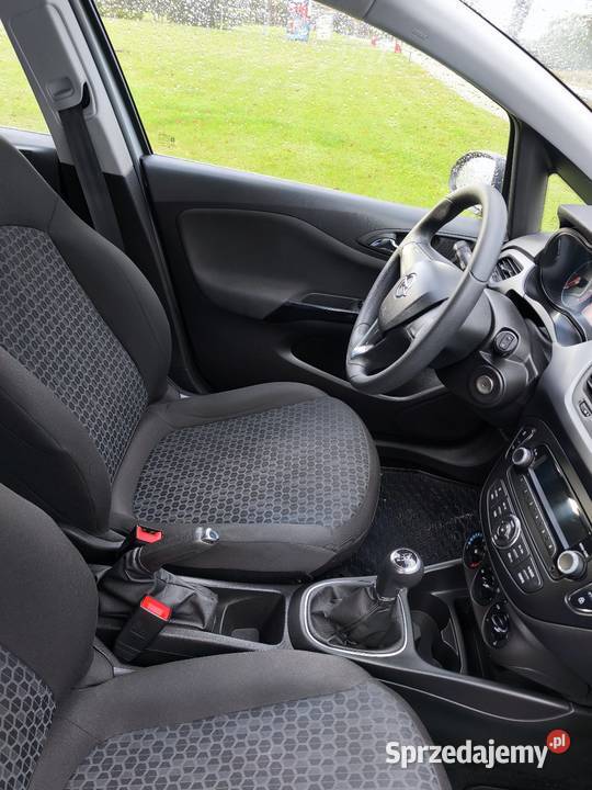 Opel Corsa E 13cdti 2015r Bezwypadkowa Salon srebrny Mieścisko
