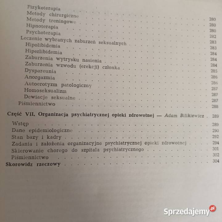 Zarys psychiatrii Bilikiewicz książki wysyłka Gdańsk