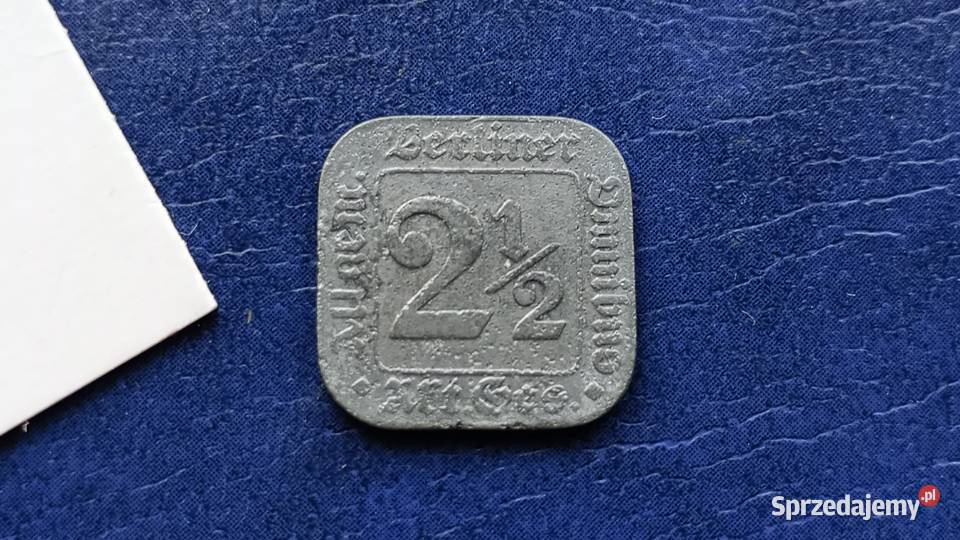 Stare monety 2 12 fenig 1916 Berlin NIemcy Lesko