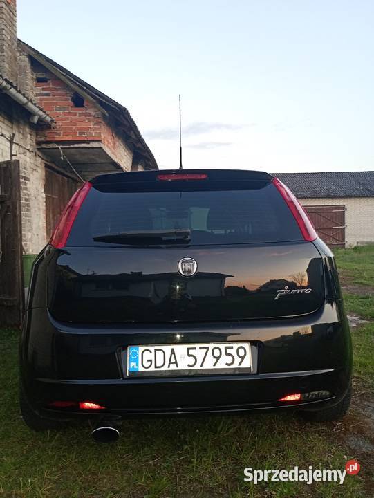 Fiat Grandę Punto 16jtd 2009 czarny Warszawa