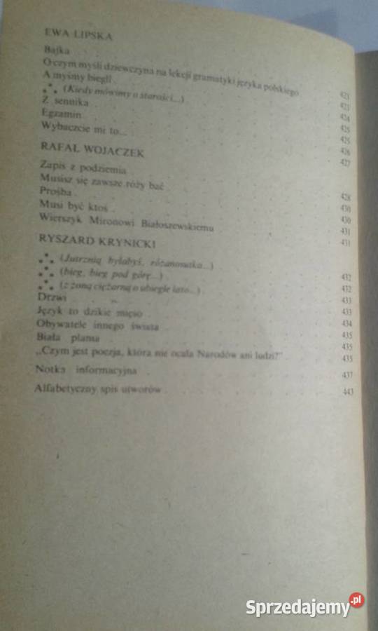 Poezja naszego wieku antologia wierszy 1918r Gdynia