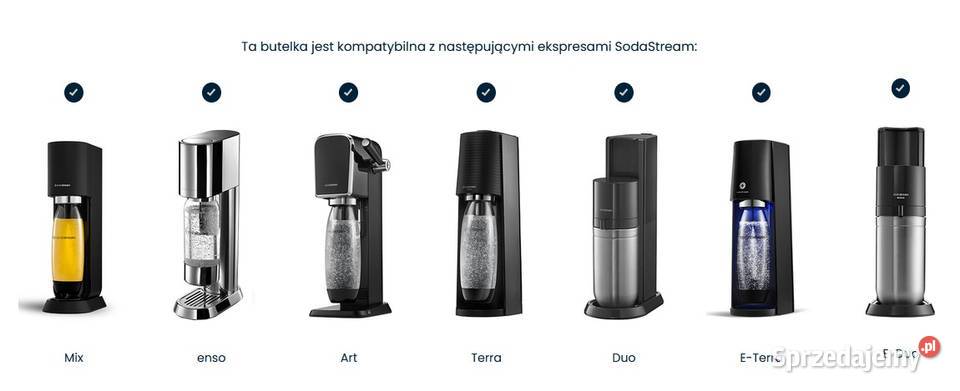 SodaStream FizzGo 09L granatowa nowa nieużywana