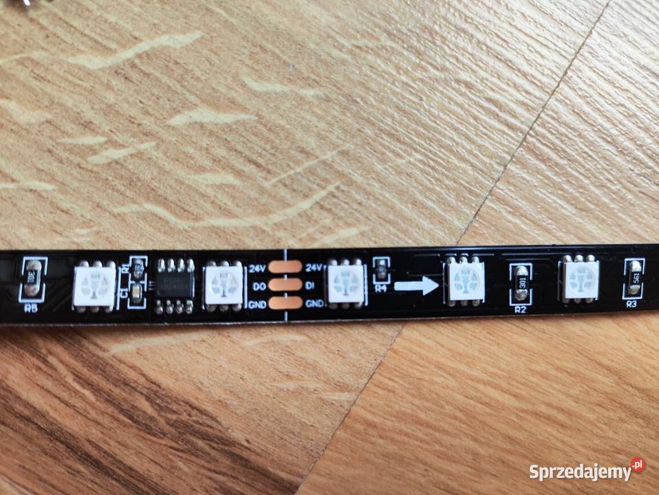 Taśma LED RGB 5m WS2811 cyfrowa 22m 24V Lesznowola