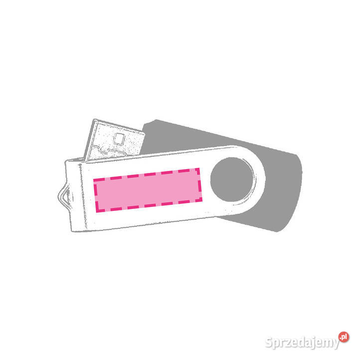 Pendrive pamięć usb z logo grawer 16 GB 10 biały Leżajsk