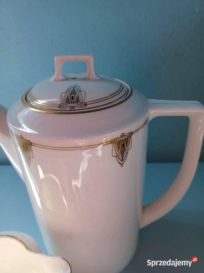 Zestaw porcelany Art Deco Łódź