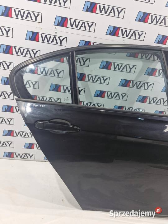 BMW 3 F30 DRZWI PRAWY TYŁ TYLNE PRAWE 475 BLACK
