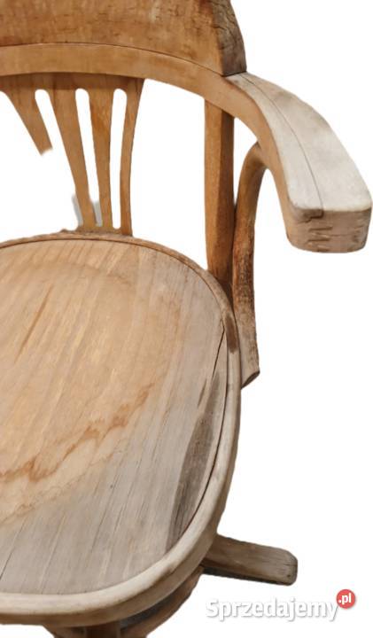 Stare krzesło PRL obrotowe gięte w stylu Thonet małopolskie Kraków