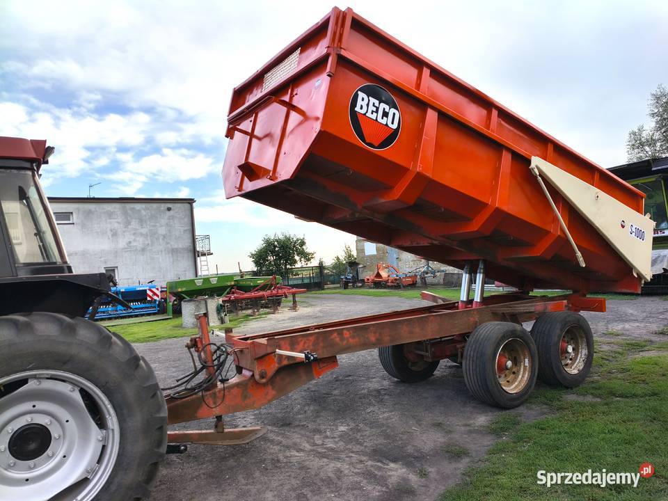 Przyczepa tandem BECO skorupowa DMC 15T Wola Bachorna