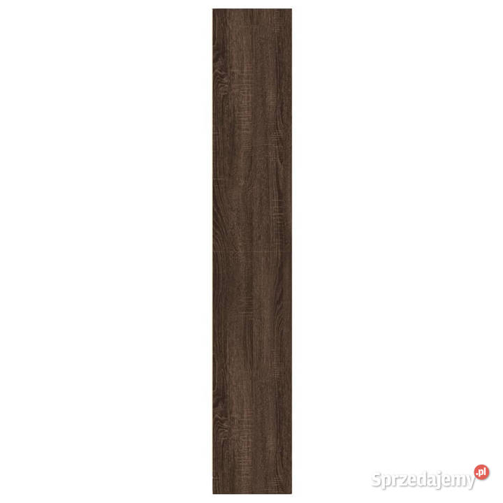 Regał brązowy dąb 57x285x174 materiał Warszawa