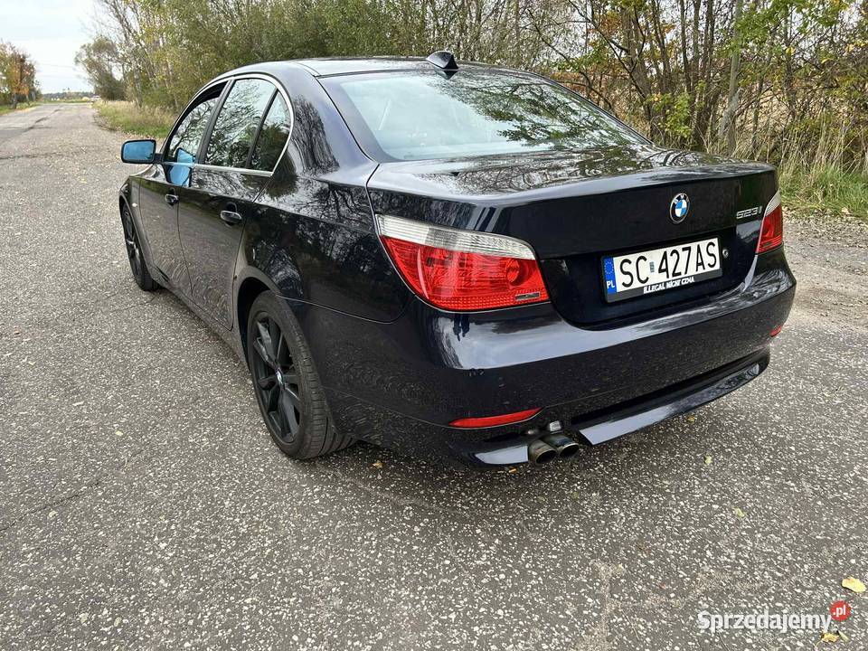 BMW Seria 5 Zadbany egzemplarz mocno granatowy śląskie Częstochowa