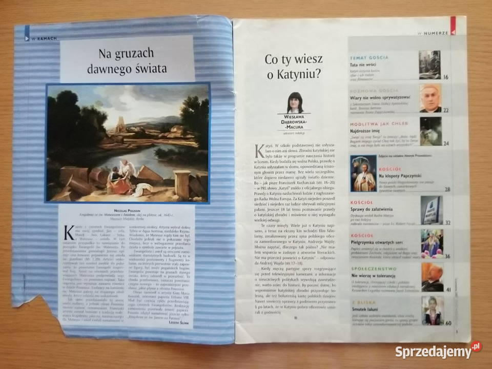 Tygodnik Gość Niedzielny wrzesień 2007r płyta CD śląskie Dąbrowa Górnicza