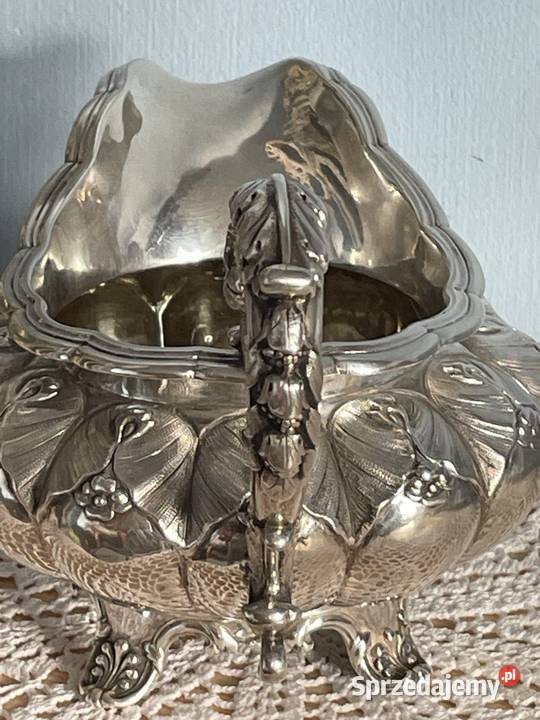 Srebro mlecznik secesja XX wiek Jelenia Góra